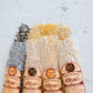 Amish Country Popcorn | 4-1 Lb Bags | Variety Pack | 1 Lb Baby White -1 Lb Medium White - 1 Lb Ladyfinger And 1 Lb Midnight Blue