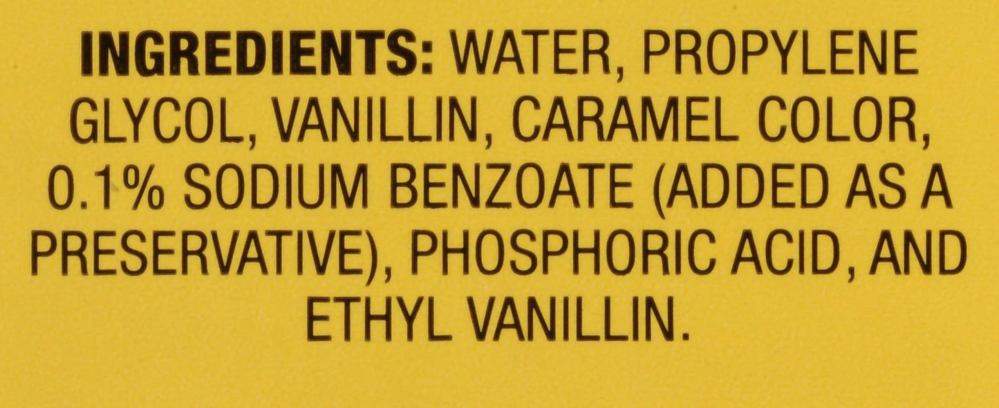 Bakers compatible with Vanilla Flavor, 8 fl oz, Pack of 24, Black, Model 901148