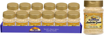 Rani Asafetida (Hing) Ground 3.75oz (106g) PET Jar, Pack of 12 ~ All Natural | Salt Free | Vegan | Non-GMO | Asafoetida Indian S