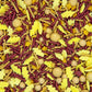 Harry Potter Cake Decorations With Wizard Lightning Sprinkles, Maroon And Gold Jimmies, Nonpareils, Sugar Pearls, Lightning Bolt
