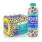 Roar Complete Hydration Organic - Electrolyte Drinks Loaded With Vitamins C, B5, B12 - Non-Gmo, Gluten-Free - Blackberry Lemonade - 12 Pc