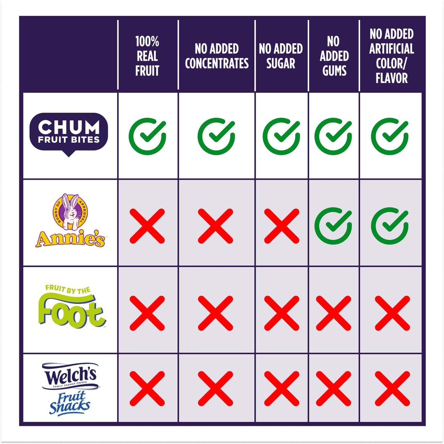 Chum Fruit Bites 100% Real Fruit Snacks-Strawberry, 12-Pack | Non-GMO, No Added Sugar or Preservatives | Healthy Snack | Top 12