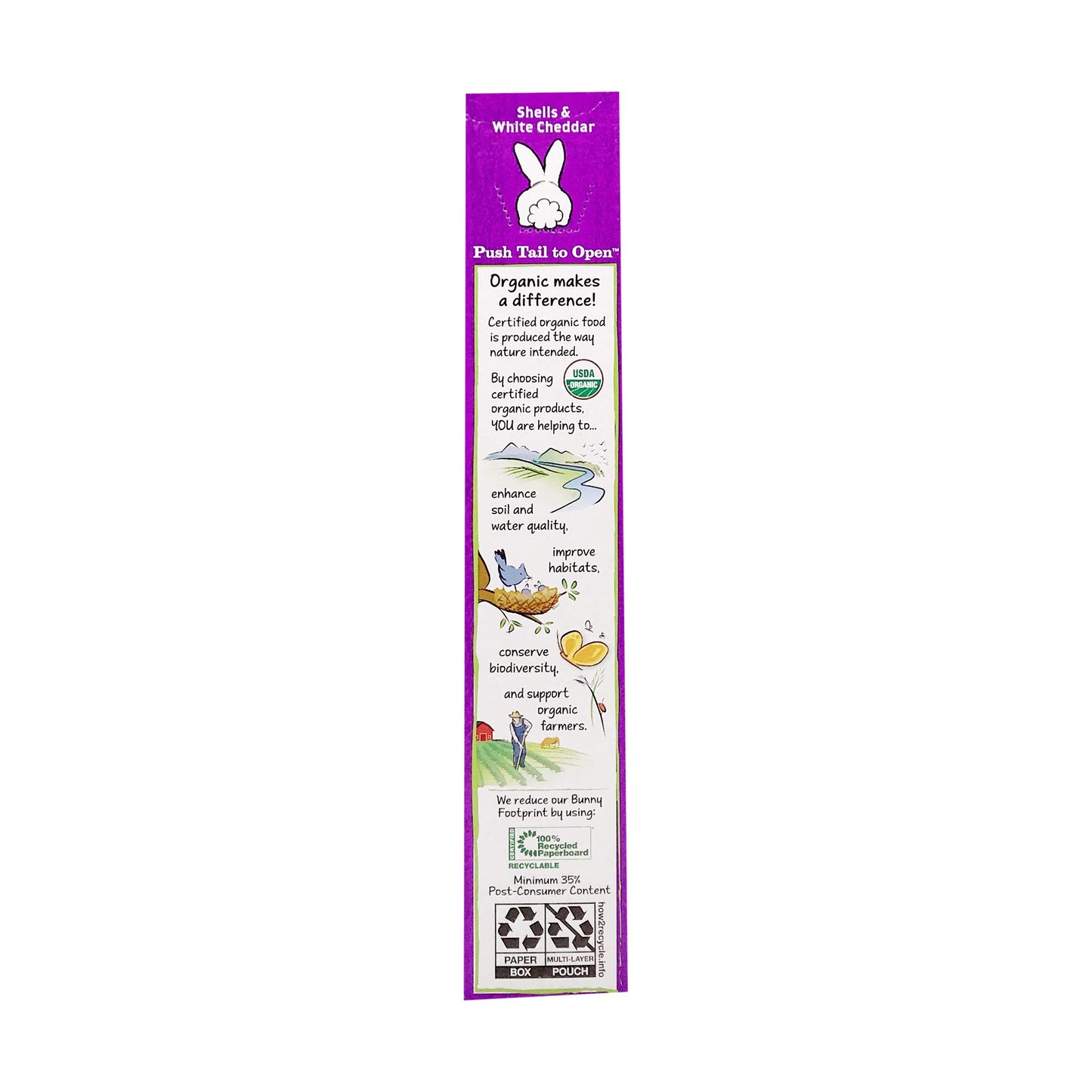 Annie's Homegrown Organic Macaroni & Cheese - Shells & White Cheddar - 6 oz