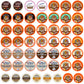 Crazy Cups Hot Chocolate and Cappuccino Variety Pack, 50 Count Single Serve Cups for Keurig K Cup Brewers, Brown