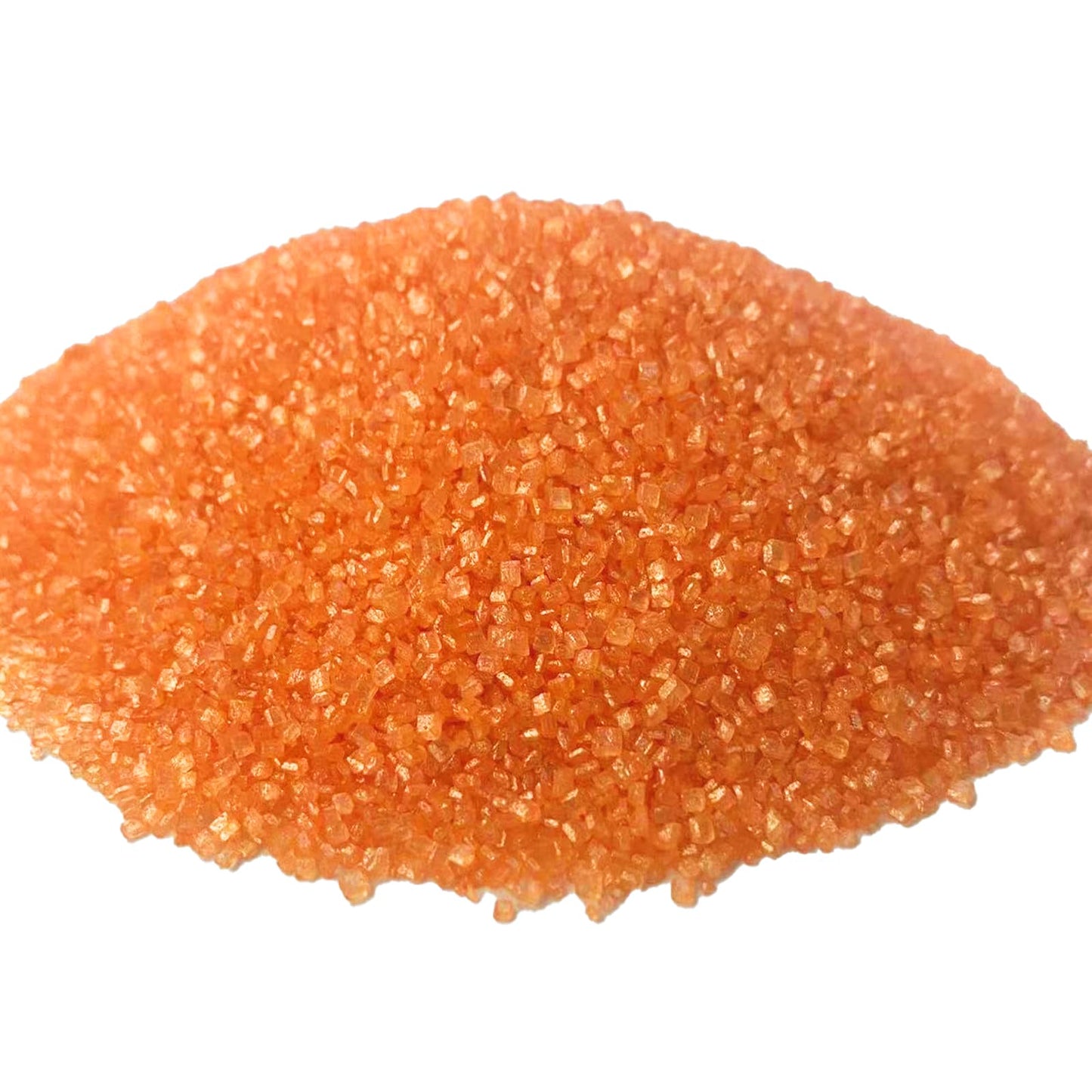 Sentovac Orange Sanding Sugar For Baking Edible Sparkling Sugar Sprinkles Coarse Sugar Crystals For Baking Topping Cake Cookie C