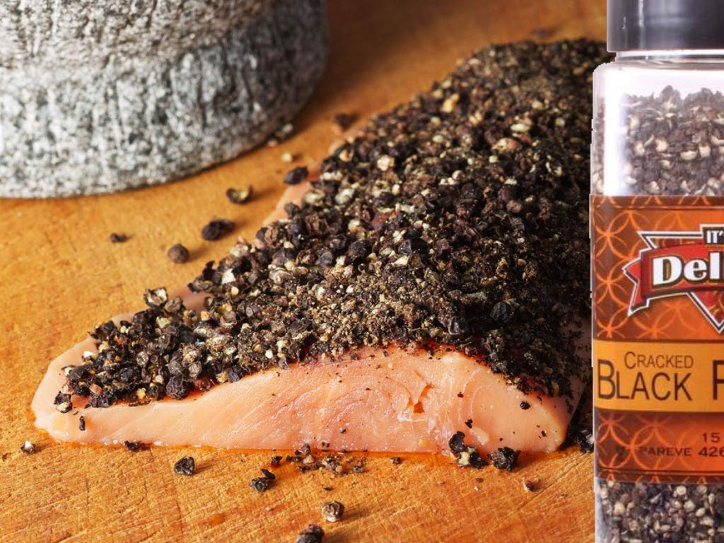 Black Pepper By Its Delish (Cracked, 7 Oz Medium Jar)