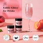 bayep Rose Gold Edible Glitter for Cocktails and Cakes, 30g Luster Dust for Parties and Holidays
