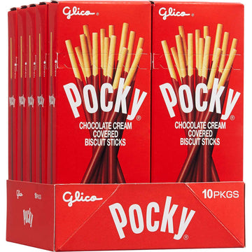 Pocky Chocolate 10Ct 1.41Oz(Pack Of 10)