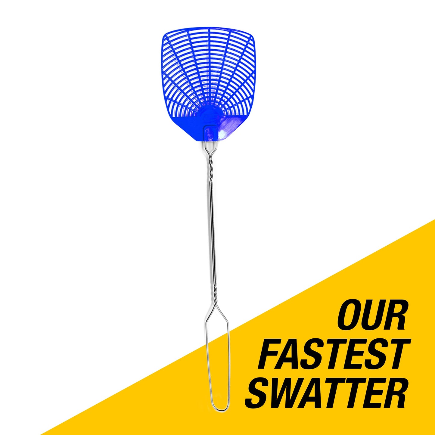 Pic Wire Metal Handle Fly Swatters (Colors May Vary), 18 Pack
