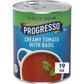 Progresso Reduced Sodium, Creamy Tomato with Basil Soup, Gluten Free, 19 oz