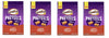Goldfish Crackers - 4 bags - Free of Dyes (Hot Buffalo Seasoned Pretzels 8oz)