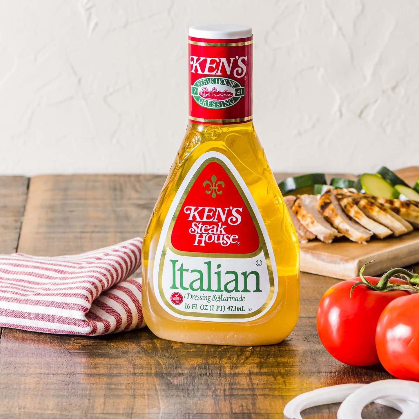 Ken'S Steak House Italian Dressing & Marinade 16 Fl Oz (Pack Of 6)