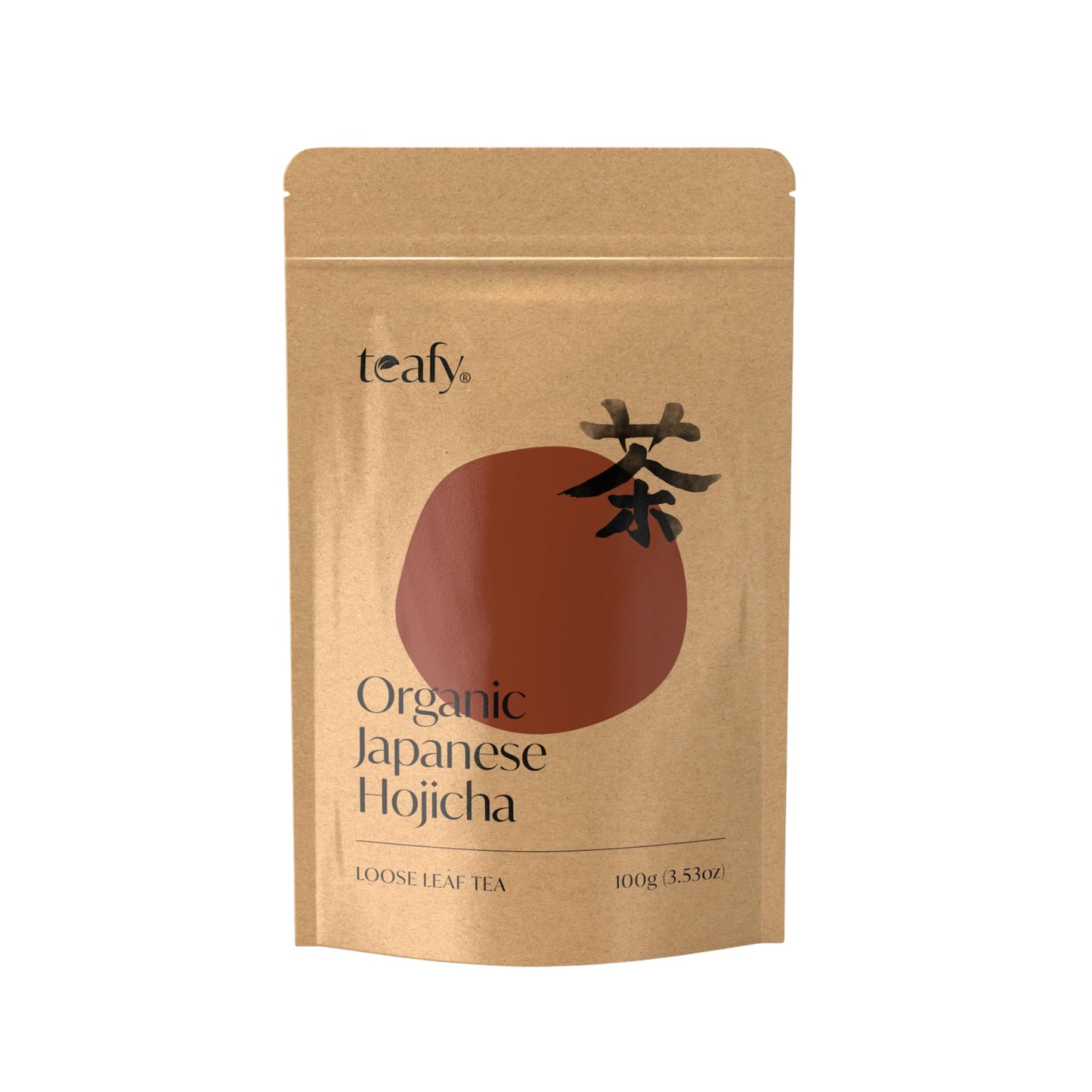 Teafy Organic Hojicha Loose Leaf Tea Usda Certified 3.5Oz/100G
