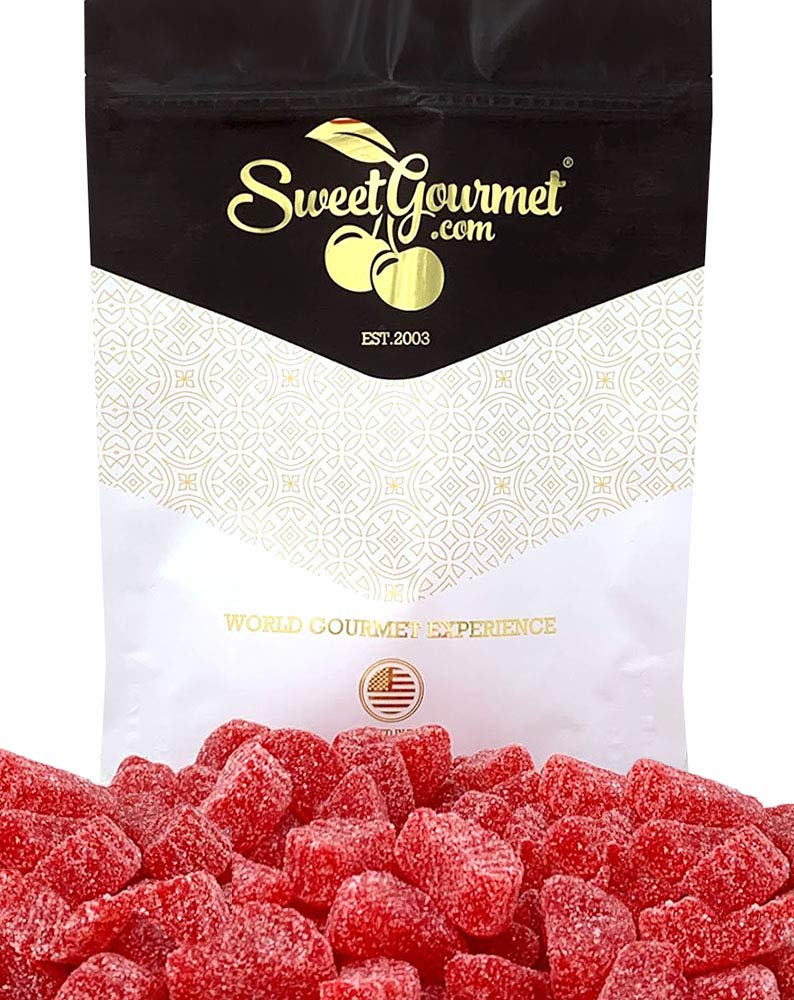 Sweetgourmet Cherry Fruit Slices | Bulk Jelly Candy | 1 Pound