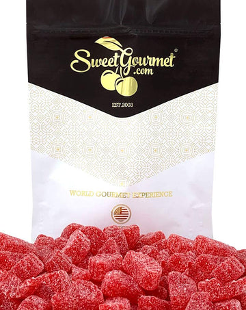 Sweetgourmet Cherry Fruit Slices | Bulk Jelly Candy | 1 Pound