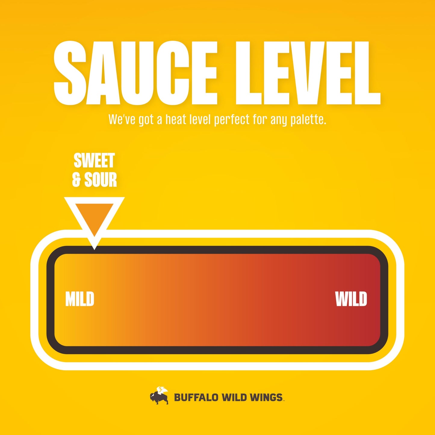 Buffalo Wild Wings Sweet and Sour Sauce, 12 fl. oz., Made with Tangy Vinegar, Perfect Dipping Sauce, Chicken Wing Glaze, Stir-Fr