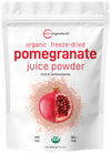 Organic Pomegranate Juice Powder, 1 Pound | 100% Natural Fruit Powder | Freeze Dried & Cold Pressed | No Sugar & Additives | Gre