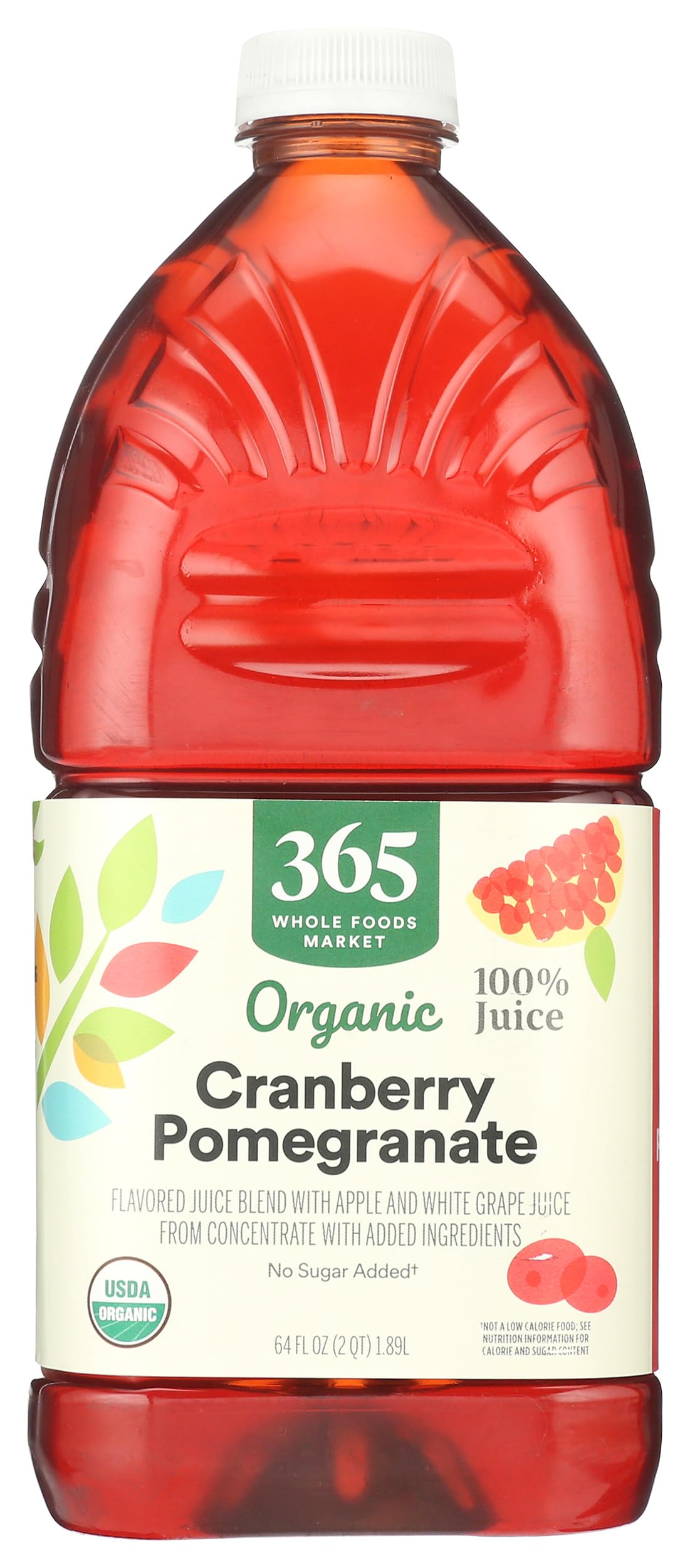 365 by Whole Foods Market, Organic Cranberry-Pomegranate Juice Blend, 64 Fl Oz