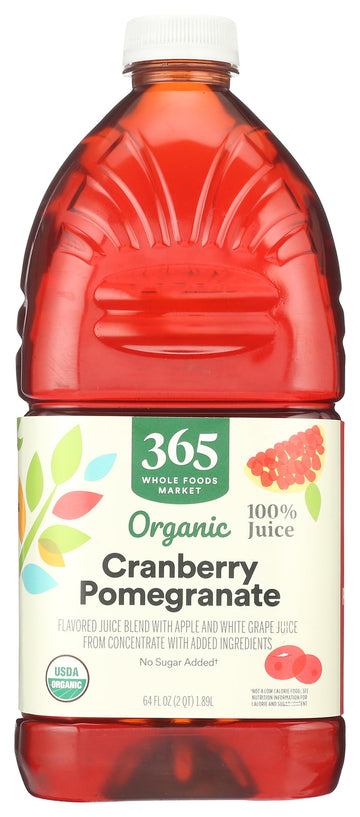 365 by Whole Foods Market, Organic Cranberry-Pomegranate Juice Blend, 64 Fl Oz
