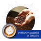 Cafe Blue - 100% Authentic Jamaica Blue Mountain Coffee from Clifton Mount Estate  Medium Roast Whole Bean Coffee  enhanced Arabica Coffee Beans  Coffee Bag of 16 Ounces (1 Pound  454 Grams)