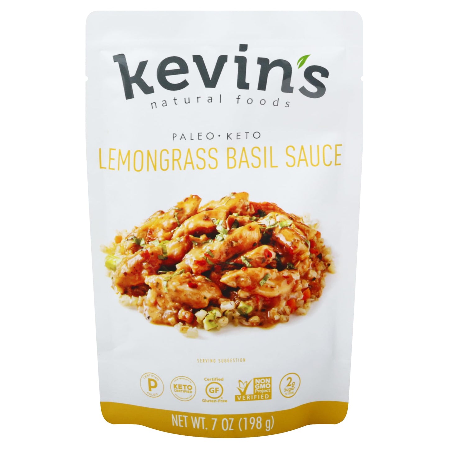 Kevins Natural Foods Lemongrass Basil Sauce 7 oz (Pack of 12)