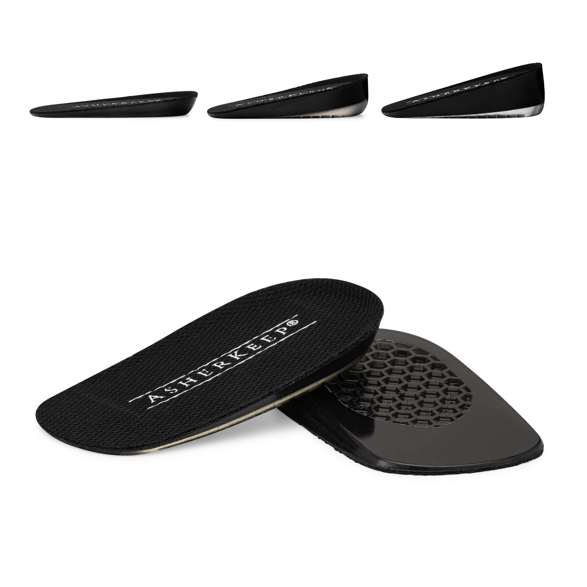 Shoe Lifts Heel Height Insoles - Height Increase Insoles For Men & Women, Invisible Foot Pads Shoe Inserts, Lifts W/Cooling Gel 