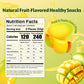 Joyvitas Peelable Gummy Green Mango Candy - Low Sugar, Individually Wrapped, Pack of 8, 25.4oz, Tropical Peeling Gummies