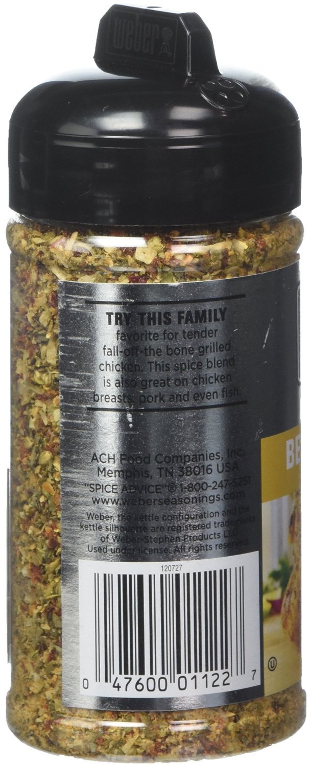 Weber Seasoning malt-inspired Can Chicken, 5.5 Ounce (Pack of 3), Model BHBUST051718A4005