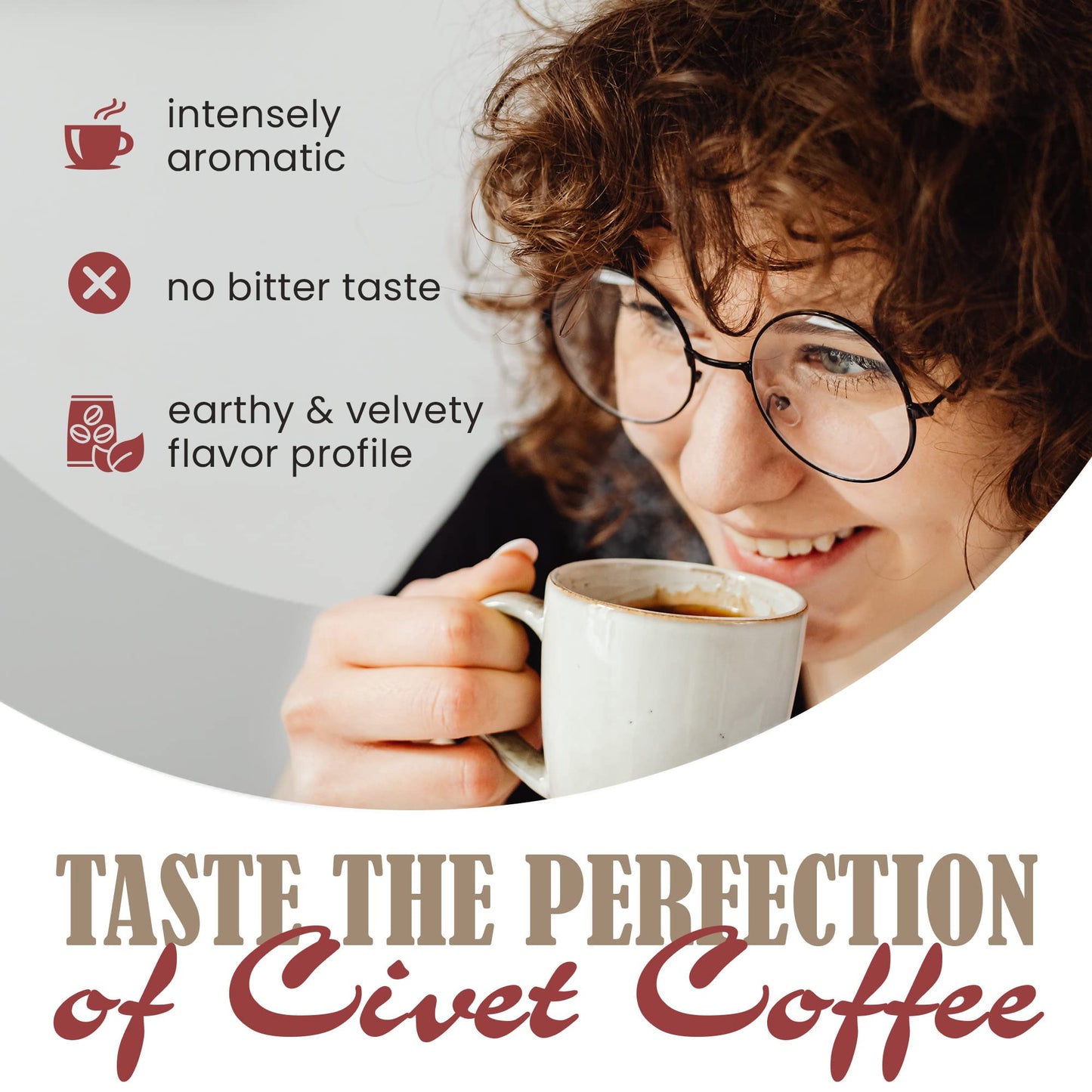 Wild Kopi Luwak, The Worlds Most Exclusive Coffee, Sustainably Sourced From Sumatra, Indonesia (100Gr / 3.5Oz)