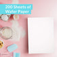 Oasis Supply 200 Piece O-Grade Wafer Paper Pack, 8'' by 11''
