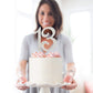 Crystal Creations 13 Cake Topper - Premium Silver Metal Decoration - 1 Count - Sparkly Rhinestone for 13th Birthday Party