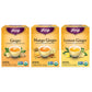 Yogi Tea Ginger Variety Sampler - 16 Bags Per Pack (3 Packs) - Caffeine-Free, Organic Nausea Relief Teas – Supports Digestion - Includes Ginger, Mango & Lemon Flavors