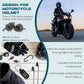 Softvox Motorcycle Earplugs With Detachable Cord [2 Pairs], Wind Noise Reduction & Audible Hearing Protection Reusable Ear Plugs