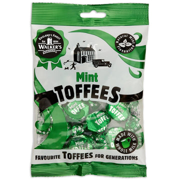 Walkers' Nonsuch Mint Toffee | Made With Whole Milk | Natural Mint Flavor | Imported From Uk | Traditional British Candy | Class