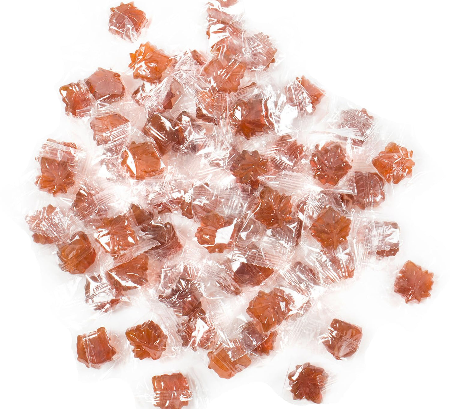 Maple Drops Individually Wrapped Hard Candies Made with Pure Maple Syrup - 3 Pound