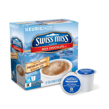 Swiss Miss Hot Cocoa Hot Milk Chocolate K Cups 16 Ct