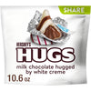 HERSHEYS HUGS Milk Chocolate and White Creme Candy Share Pack, 10.6 oz