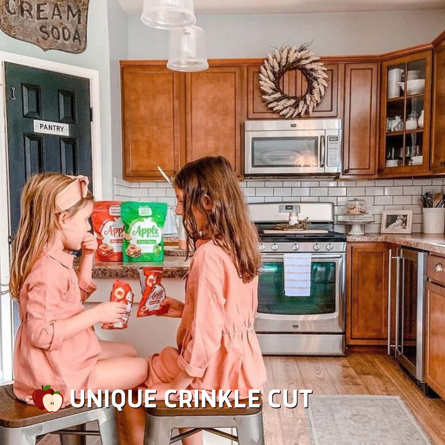 Gourmet Nut Simple Slices Baked Apple Chips, Usa Grown Sliced Dried Apples, Healthy Non Gmo Vegan Snack For Adults & Kids, Natur