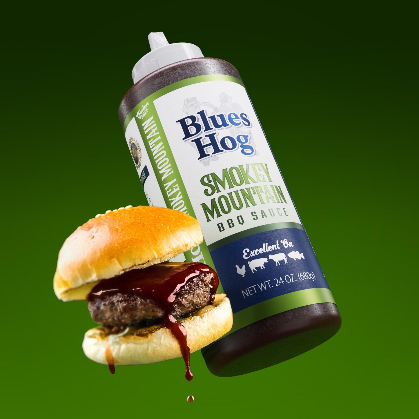 Blues Hog Smokey Mountain BBQ Sauce, 64 oz, Plastic, One Size