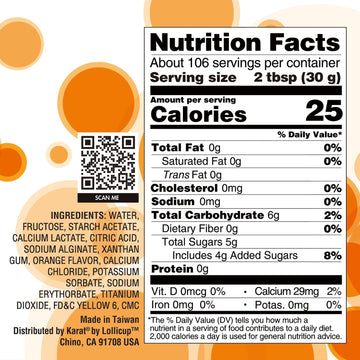 Tea Zone B2052 7 Lbs Orange Popping Pearls For Boba Tea Beverages, Sweets, Ice Cream Topping