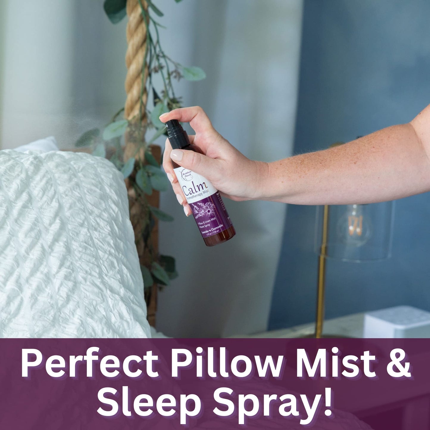 Aromatherapy Mist Set Of 4 - Linen Spray, Natural Air Freshener, Pillow Spray, Room Spray. Essential Oil Spray Variety Pack Lave
