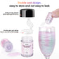 CRPTHE 6 Colors Luster Dust Edible Set, Edible Glitter for Drinks, Food Grade Glitter Shimmer Sprinkle Powder for Cocktails, Bak