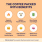 Salted Caramel Protein Iced Coffee - enhanced Whey Protein & Instant Iced Coffees - 100% Natural Cold Brew Coffee - Zero Artificial Flavors & Sweeteners  80 mg Caffeine  0g of Sugar  20 Servings