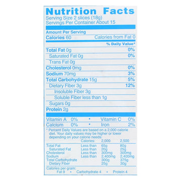 Wasa Crispbread Light Rye - Case of 12 - 9.5 oz.