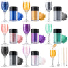 Edible Glitter Set - 8 Colors x 4g Food Grade Edible Glitter for Cocktails,Luster Dust Edible for Drinks, Cake, Fondant, Strawbe