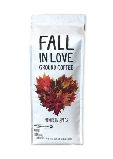 Paramount Roasters, Fall In Love Pumpkin Spice Flavored Coffee,1-12 ounce ground package