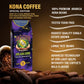 Imagine Kona Ultraviolet Blu Light Infused Biodynamic Special Edition | Organic Whole Coffee Beans | Made From Premium Hawaiian