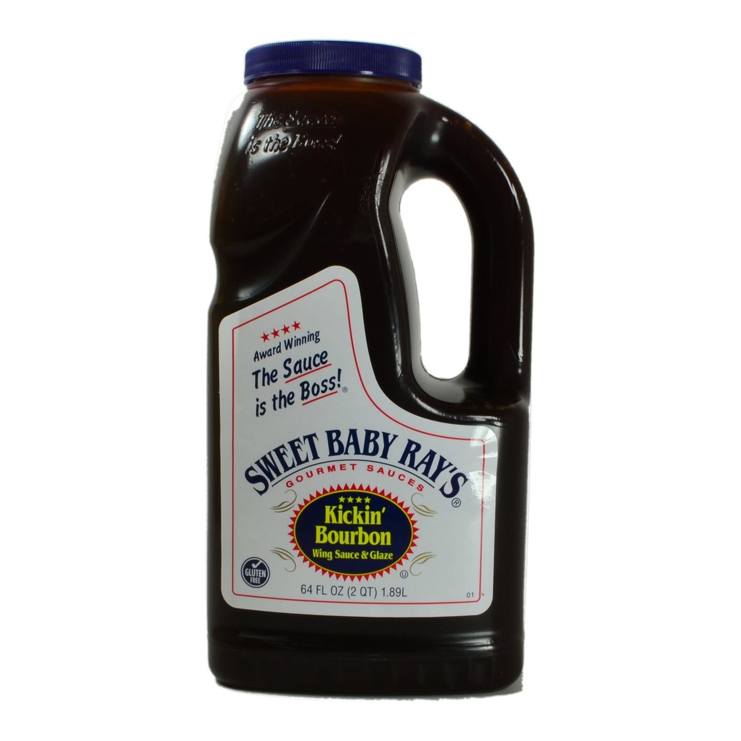 Sweet Baby Rays Kickin Bourbon Barbecue Sauce, 64 Fl Oz (Pack of 1)