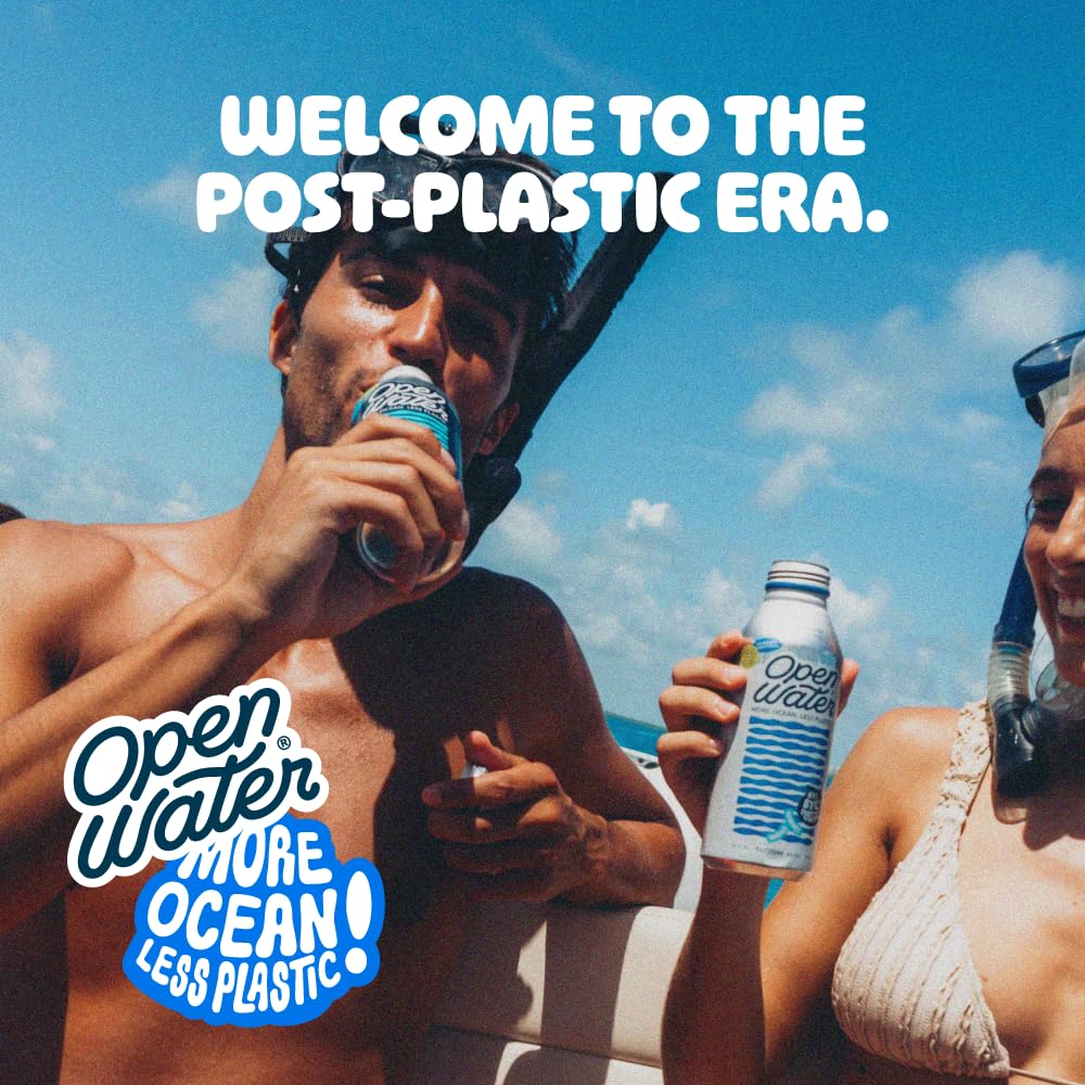 Open Water Still Bottled Water With Electrolytes In 16-Oz Aluminum Bottles (1 Cases, 12 Bottles - Still) | Bpa-Free And Eco Frie