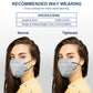 Huheta Kn95 Face Masks For Adults, 50 Packs Kn95 Mask, 5-Layer Breathable And Comfortable Safety Mask, Filter Efficiency=95%, Mu